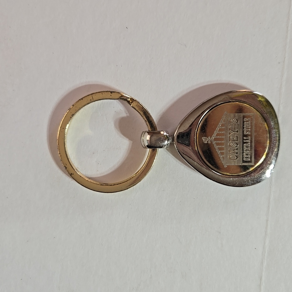 Vintage Gold Casey's Keychain